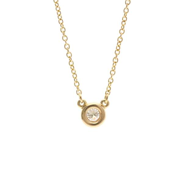 Tiffany Diamonds By The Yard Pink Gold (18K) Diamond Men,Women Fashion Pendan...